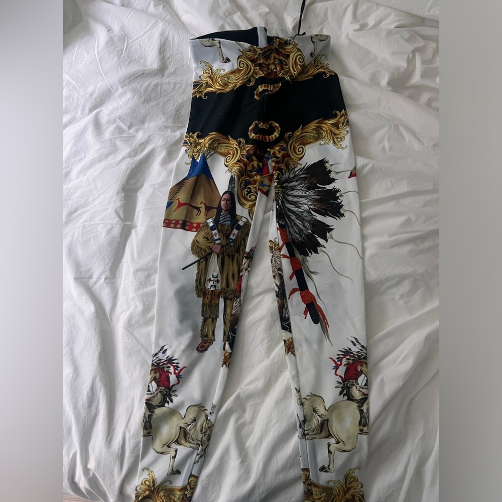 Versace stretch pants